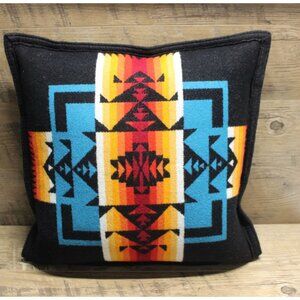 Pendleton Black and Multicolor Geometric Accent Pillow